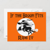 ほうきもしがポストカードに合う ポストカード (正面/裏面)