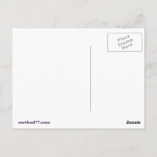 ほうきもしがポストカードに合う ポストカード (裏面)