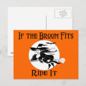 ほうきもしがポストカードに合う ポストカード (正面/裏面)