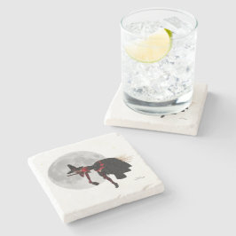 ほうき石コースター飛んでいるのティプスウィッチ ストーンコースター