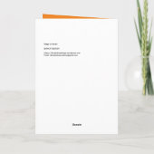 ほうき飛んでいるの魔女 カード (裏面)