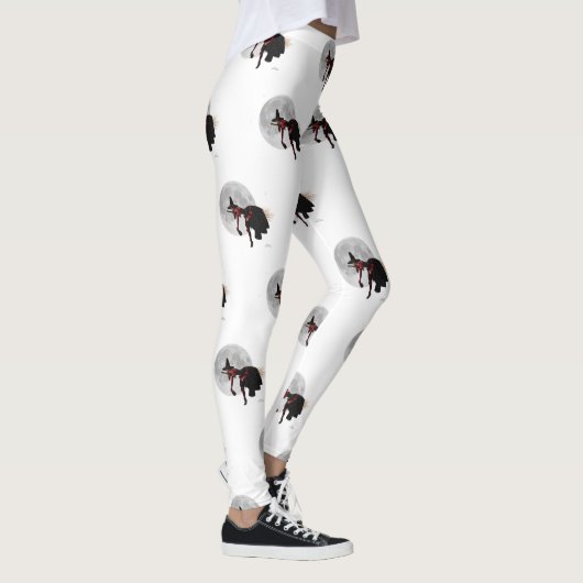 ほうき魔女飛んでいるレギンス レギンス (右)