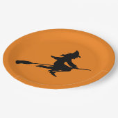 ほうき魔女 ペーパープレート (アングル)