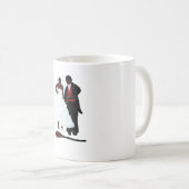 "ほうき"の跳びますコーヒー・マグ コーヒーマグカップ (正面右)