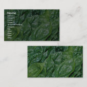 ほうれんそうの葉 名刺 (正面/裏面)