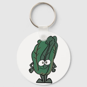 ほうれんそうの顔Keychain キーホルダー