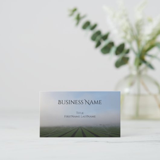 ほうれんそう分野の潅漑 名刺 (スタンド正面)