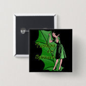 ほうれんそう 缶バッジ (正面&裏面)