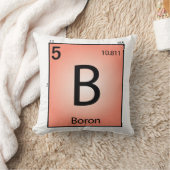 ほう素(b)の要素の枕 クッション (ブランケット)