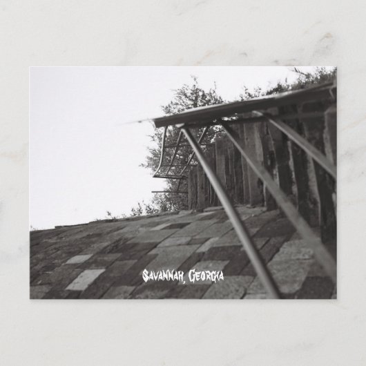 ほえることを上がる階段stのサバンナ、ジョージア ポストカード (正面)