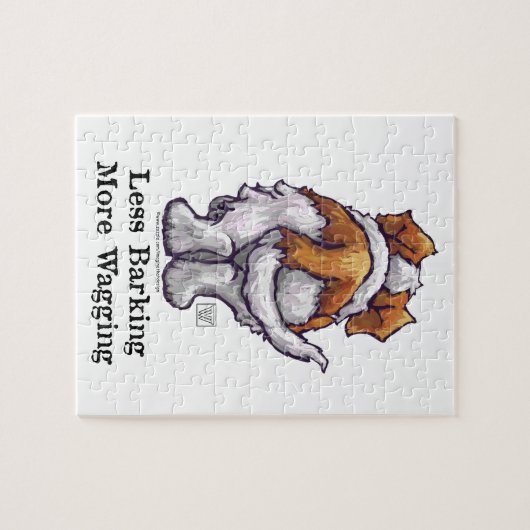 ほえ声を抑え、より多くのワッギングを実現 ジグソーパズル (横)