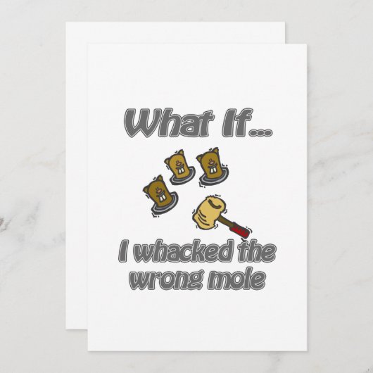 ほくろをたたく (正面/裏面)