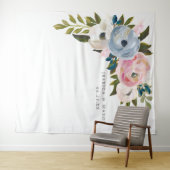 ほこほこフラワーウェディングバックドロップ写真撮影ブース タペストリー (インサイチュ(横))