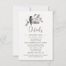 ほこほこブルーの遊び心あふれるキツツキの囲いカード