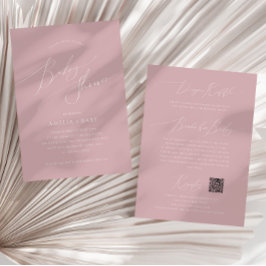 ほこりお洒落バラ | 1つの赤ん坊シャワーで 招待状