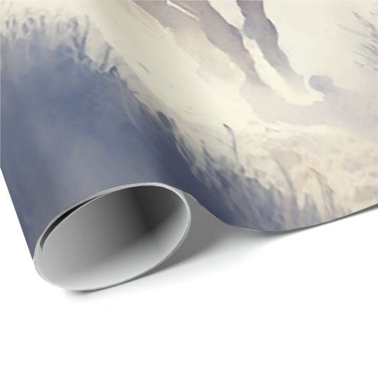 ほこりっぽいウェスタンの水の色"Pose – ザ・チェイス" ラッピングペーパー (ロールコーナー)