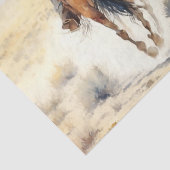 ほこりっぽいウェスタンウォーターカラー"プレーリーストーム" 薄葉紙 (詳細)