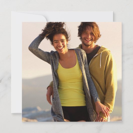 ほこりっぽいエレガントバラス結婚クリプトの写真 招待状 (裏面)