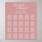 ほこりっぽいエレガントバラス結婚クリプトの座席表 ポスター (正面)