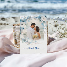 ほこりっぽいエレガントブルーフローラベビーシャワー