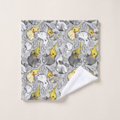 ほこりっぽいコッケイルスルームタオル バスタオルセット (ウォッシュタオル)