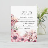 ほこりっぽいサンゴQRコードベビーシャワー セーブザデート (スタンド正面)