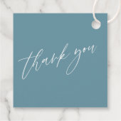 ほこりっぽいティール（緑がかった色）プラムパープルアルコールインクズ結婚ーズ フェイバータグ (裏面)