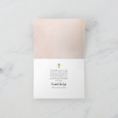 ほこりっぽいバラさくらんぼ花ズオーソドックス記念館 サンキューカード (内部)