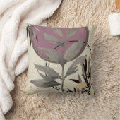 ほこりっぽいバラとグレー芸術的抽象芸術水色 クッション (ブランケット)