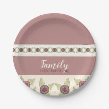 ほこりっぽいバラとプラム