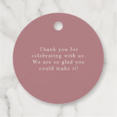 ほこりっぽいバラとホワ結婚イト フェイバータグ (裏面)