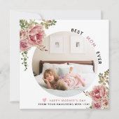 ほこりっぽいバラの花最高のが母の日に咲く  シーズンカード (正面)