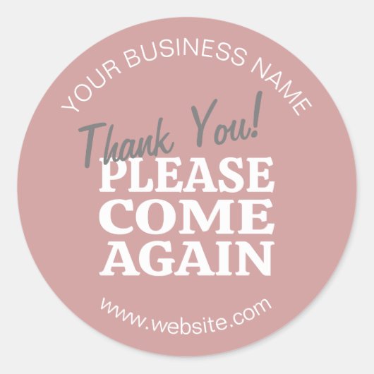 ほこりっぽいバラインスパイアヴィンテージありがとう ラウンドシール (正面)