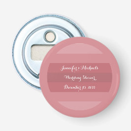 ほこりっぽいバラウェディングシャワーまたは記念日パーティー 栓抜き