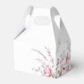 ほこりっぽいバラエレガントフローラ結婚ズ フェイバーボックス (裏面サイド)