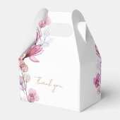 ほこりっぽいバラエレガントモダンフローラ洗礼 フェイバーボックス (裏面サイド)