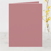 ほこりっぽいバラカラーテンプレート カード (黄色い花)