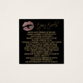 ほこりっぽいバラグリッター唇2 – 適用方法 (裏面)