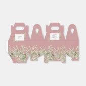 ほこりっぽいバラグリーンブライダルシャワーの愛用ボックス フェイバーボックス (折り畳みなし)