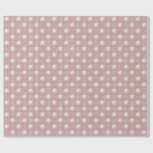 ほこりっぽいバラゴルフボールとティーギフト ラッピングペーパー (フラット)