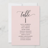 ほこりっぽいバラシーティングプランカード（ゲスト名あり） (裏面)