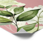 ほこりっぽいバラストリングライト結婚フローラの歓迎 ポスター (角)