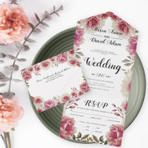 ほこりっぽいバラピンクの水色の花秋の結婚式