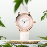 ほこりっぽいバラピンクイニシャルパーソナライズされたeWatch Watch 腕時計<br><div class="desc">彼女のためのギフト，ほこりっぽいバラ腕時計</div>