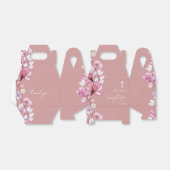 ほこりっぽいバラピンクエレガントフローラバプテスマ フェイバーボックス (折り畳みなし)