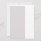 ほこりっぽいバラピンクカスタムの記念日カップルの写真 案内状 (裏面)