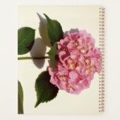 ほこりっぽいバラピンクフローラアジサイ結婚ズ プランナー手帳 (裏面)