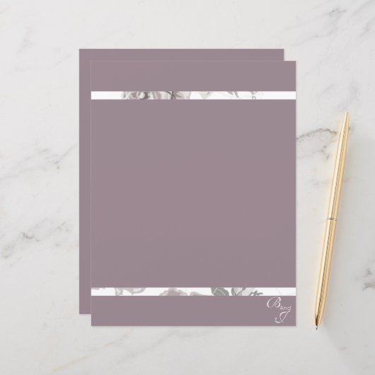 ほこりっぽいバラピンク婚約 (正面/裏面インサイチュ)