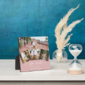 ほこりっぽいバラフォトコラージカスタムウェディングギフト フォトプラーク (インサイチュ)