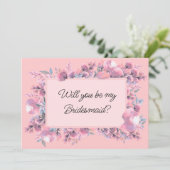 ほこりっぽいバラフローラは花嫁の提案をする 招待状 (スタンド正面)